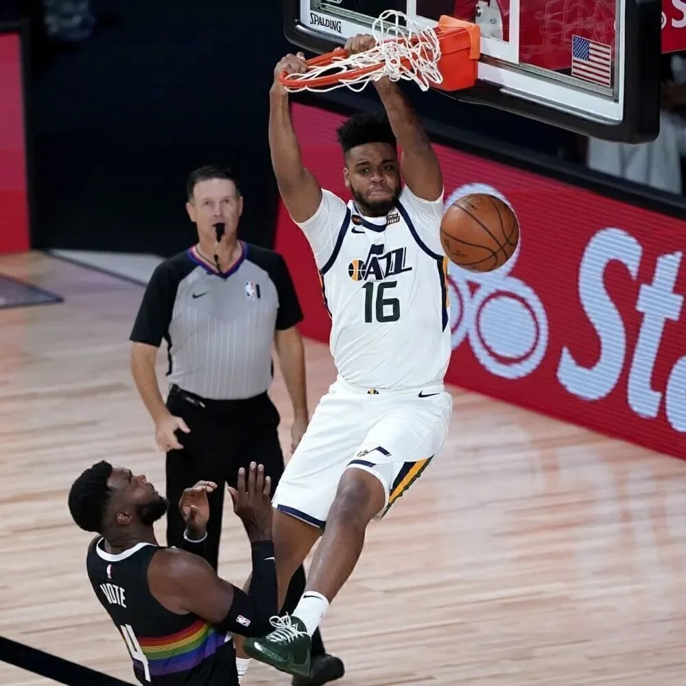 Utah Jazz Juwan Morgan #16 Basketball Shorts 2017-18 NBA Season 40+2 Game Worn